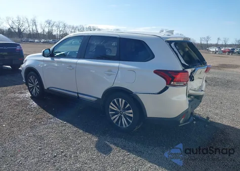 2019 Mitsubishi Outlander Se from USA, damaged, VIN JA4AD3A37KZ030611